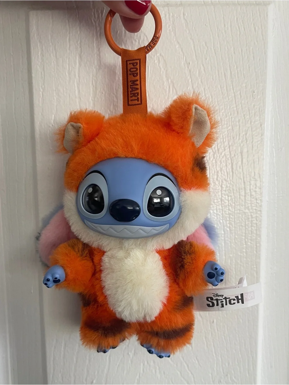 Disney Stitch Tigger Plush Bag Charm Keychain POP MART Blind Box